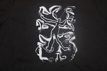 Graphic Screenprint Upcycled Sustainable Jumper (XL)