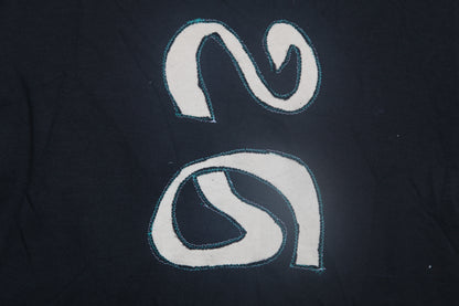 Graphic Screenprint Upcycled Sustainable Jumper (S)