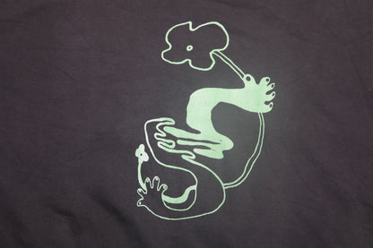 Graphic Screenprint Upcycled Sustainable Jumper (XXL)