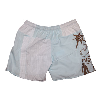 Summer lightweight patchwork shorts (L/ UK12-18)