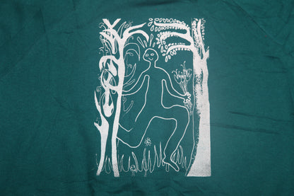 Graphic Screenprint Upcycled Sustainable Jumper (XL)