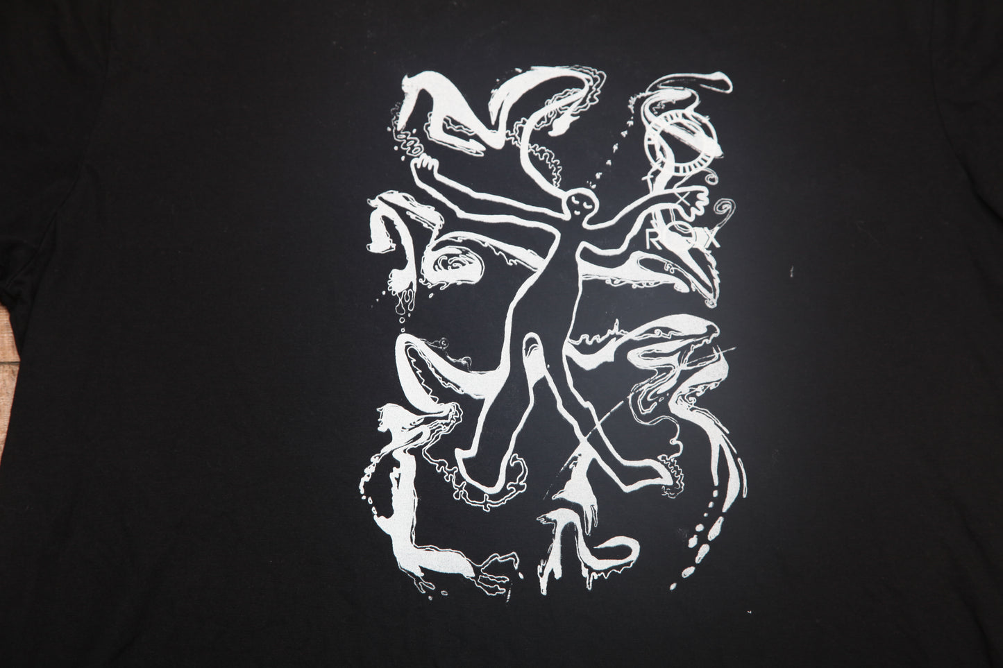 Graphic Screenprint Upcycled T-Shirt (L)