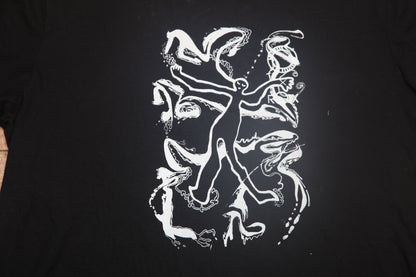 Graphic Screenprint Upcycled T-Shirt (L)