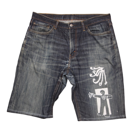 Upcycled Vintage Levi's Denim Jorts (W34)