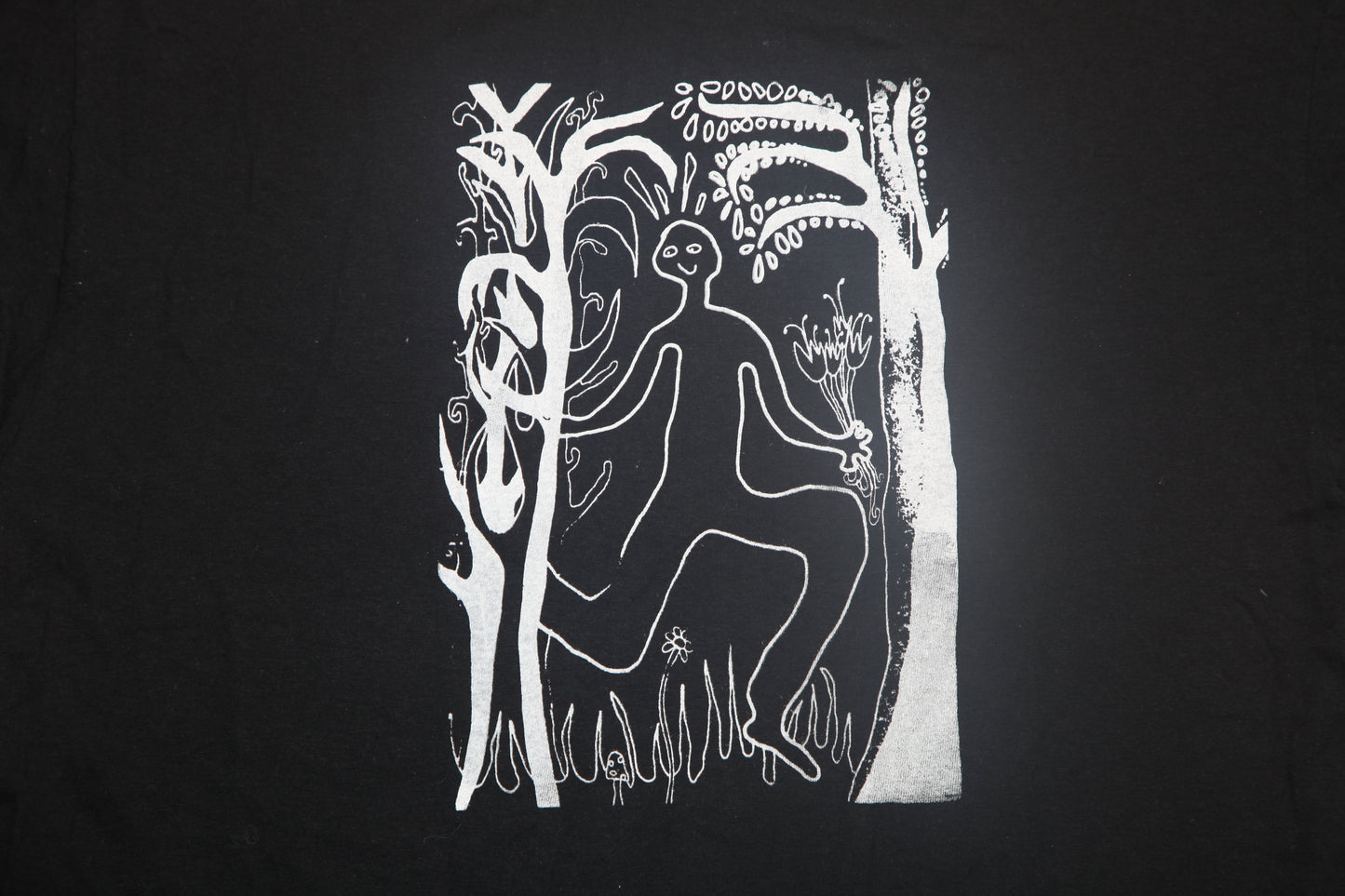 Graphic Screenprint Upcycled T-Shirt (L)