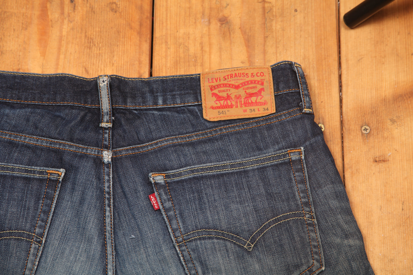 Upcycled Vintage Levi's Denim Jorts (W34)