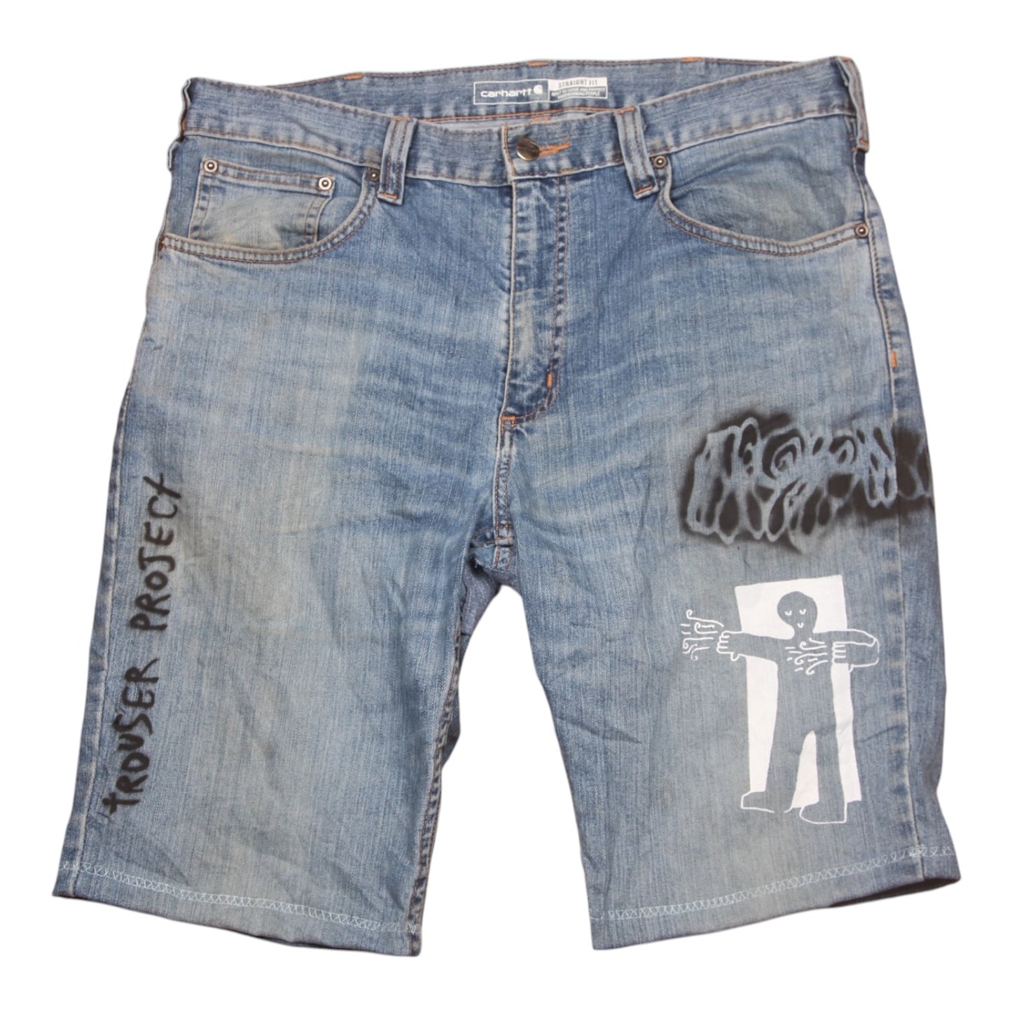 Upcycled Vintage Carhartt Denim Jorts (W34)