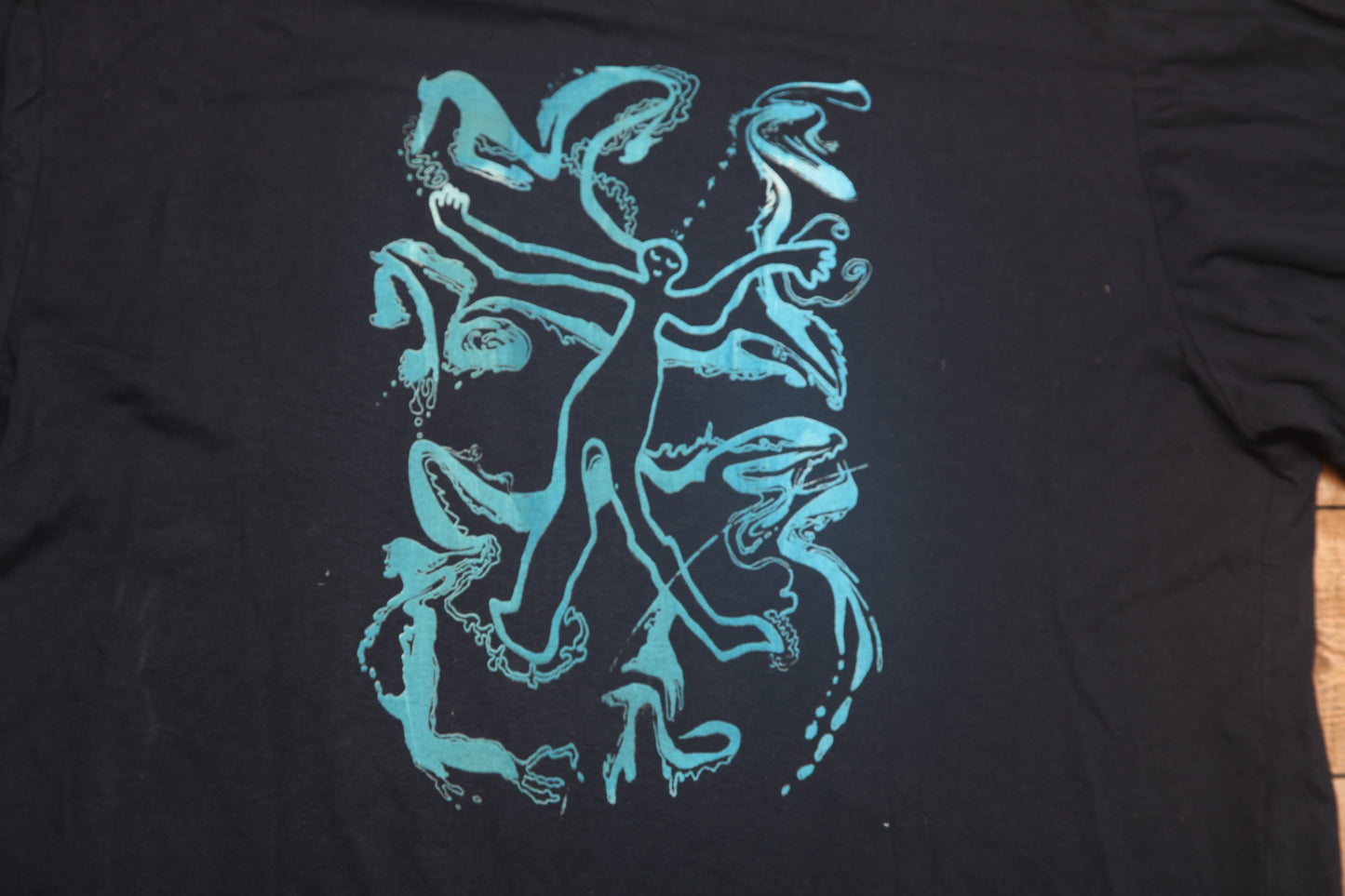 Graphic Screenprint Upcycled T-Shirt (M)