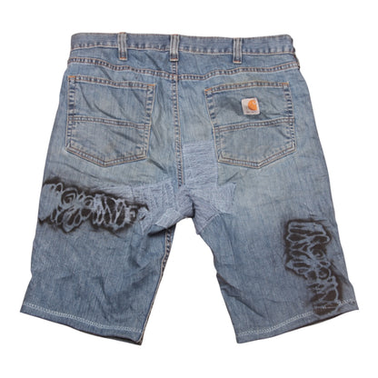 Upcycled Vintage Carhartt Denim Jorts (W34)