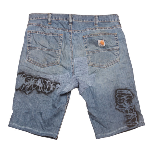 Upcycled Vintage Carhartt Denim Jorts (W34)