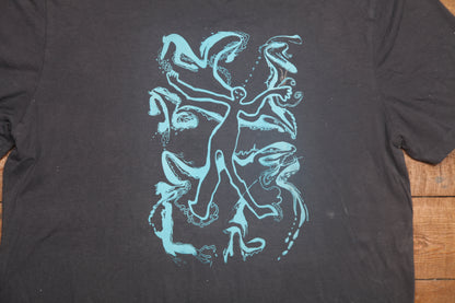 All Saints Graphic Screenprint Upcycled T-Shirt (M)