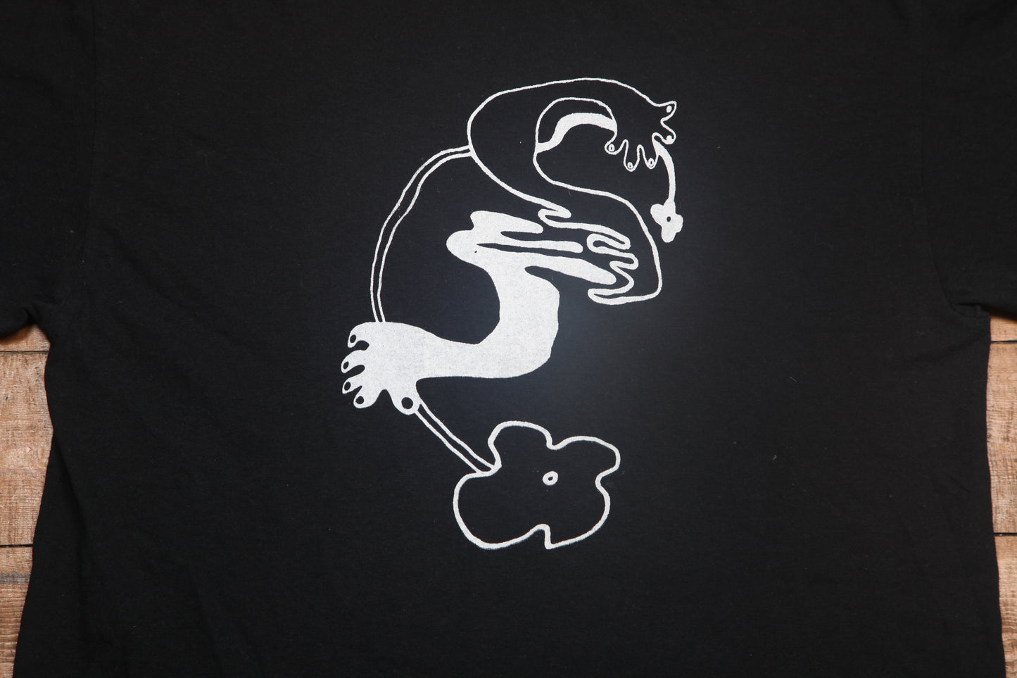 Graphic Screenprint Upcycled T-Shirt (M)