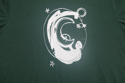 Graphic Screenprint Upcycled T-Shirt (L)