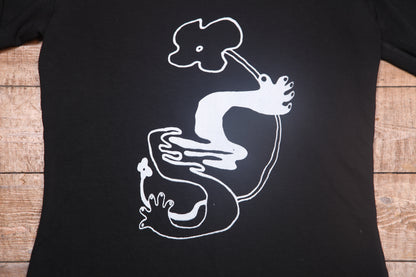 Thermal Long Sleeve Screenprint Upcycled T-Shirt (S)