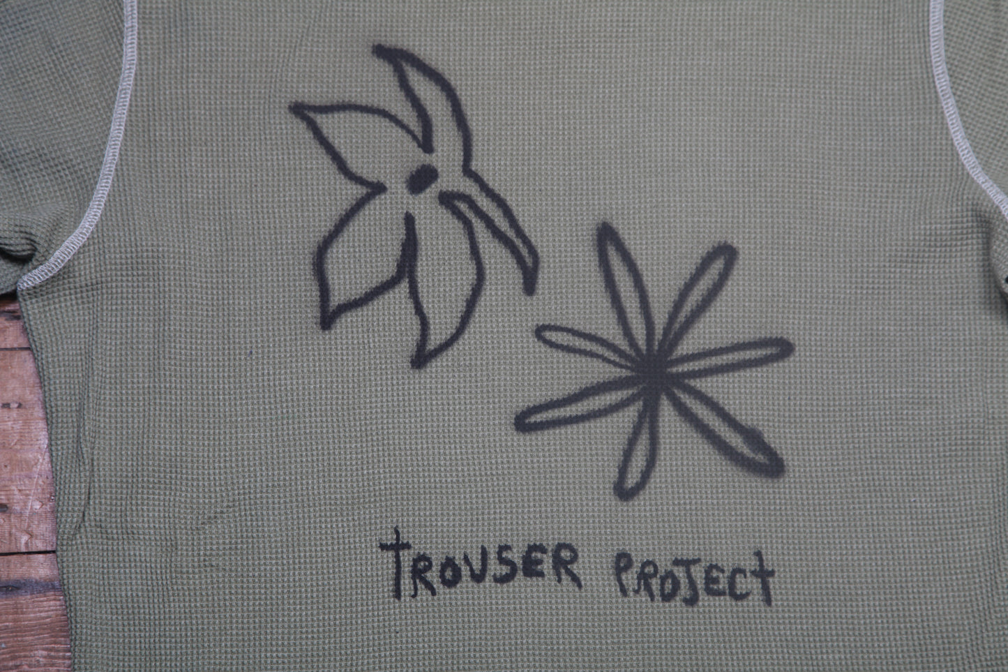 Short Sleeve Graphic Screenprint Upcycled T-Shirt (L)