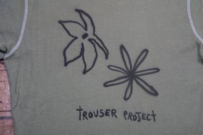 Short Sleeve Graphic Screenprint Upcycled T-Shirt (L)