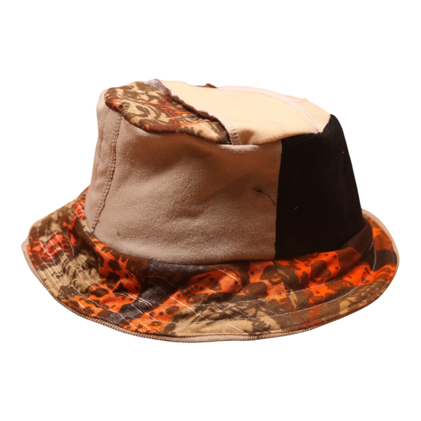 Reversible Patchwork Bucket Hat (M)