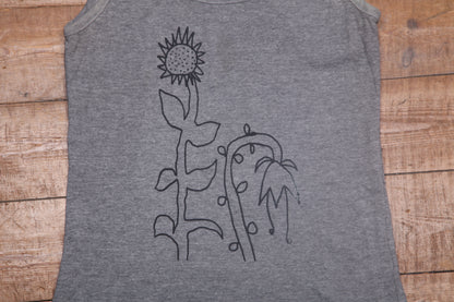 Upcycled Spaghetti Strap Vest (UK8)