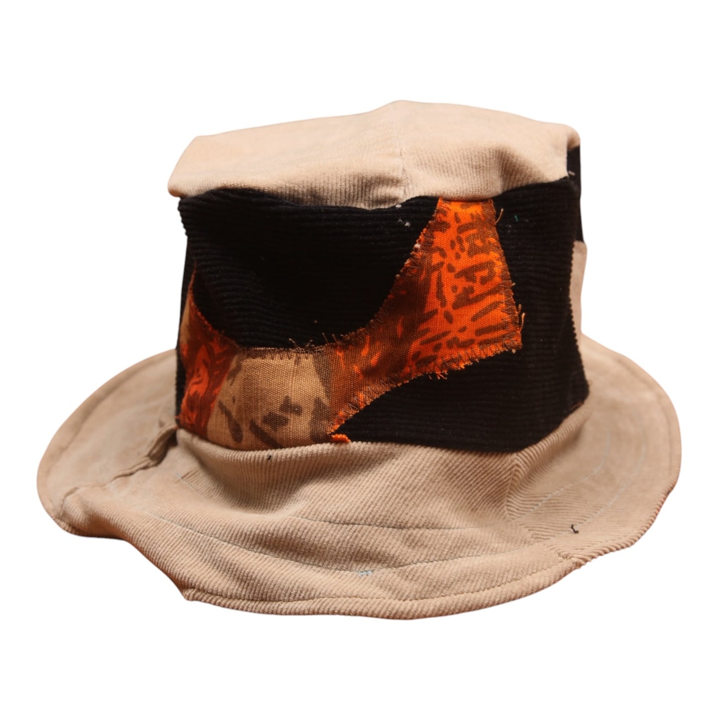 Reversible Patchwork Bucket Hat (M)