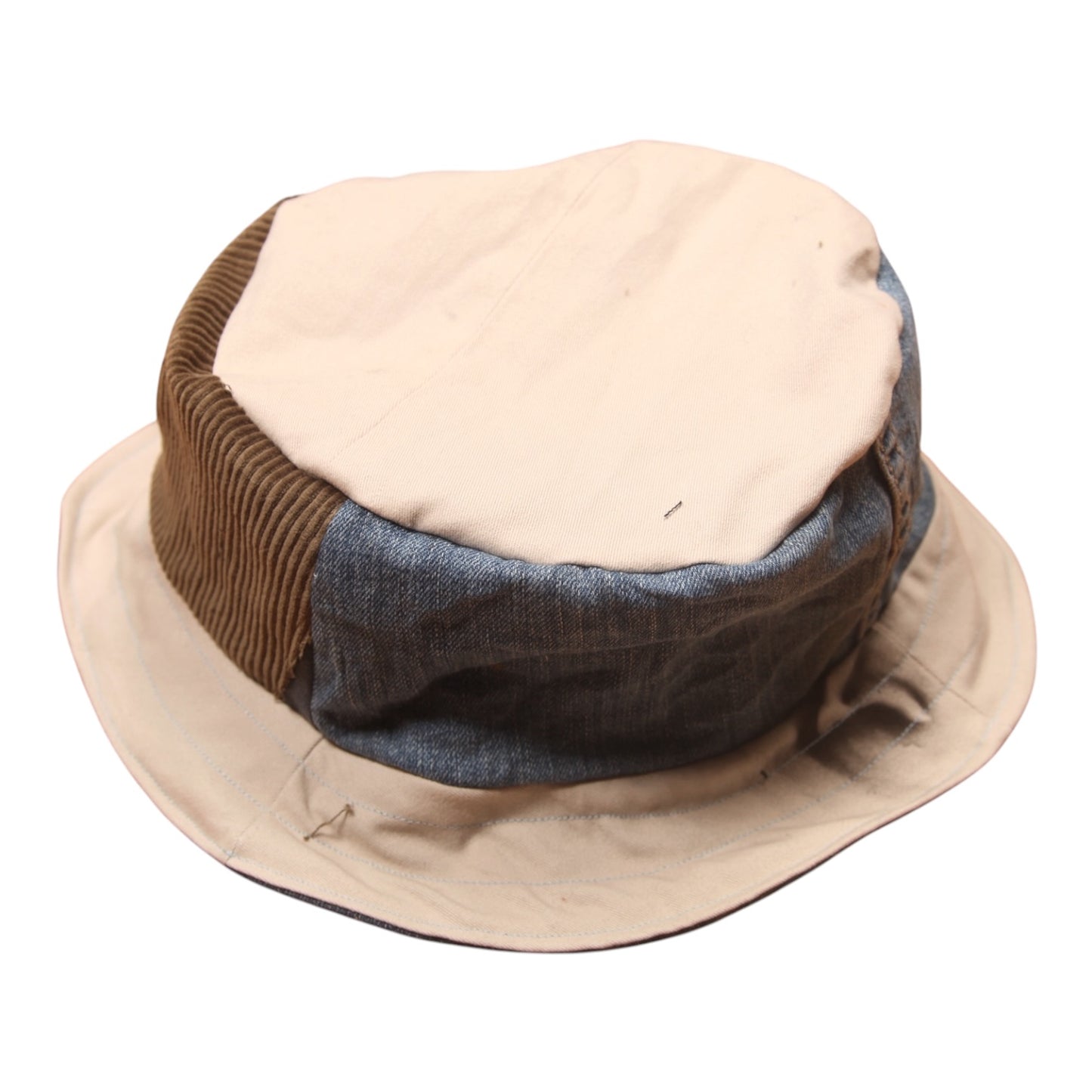 Reversible Patchwork Bucket Hat (XL)