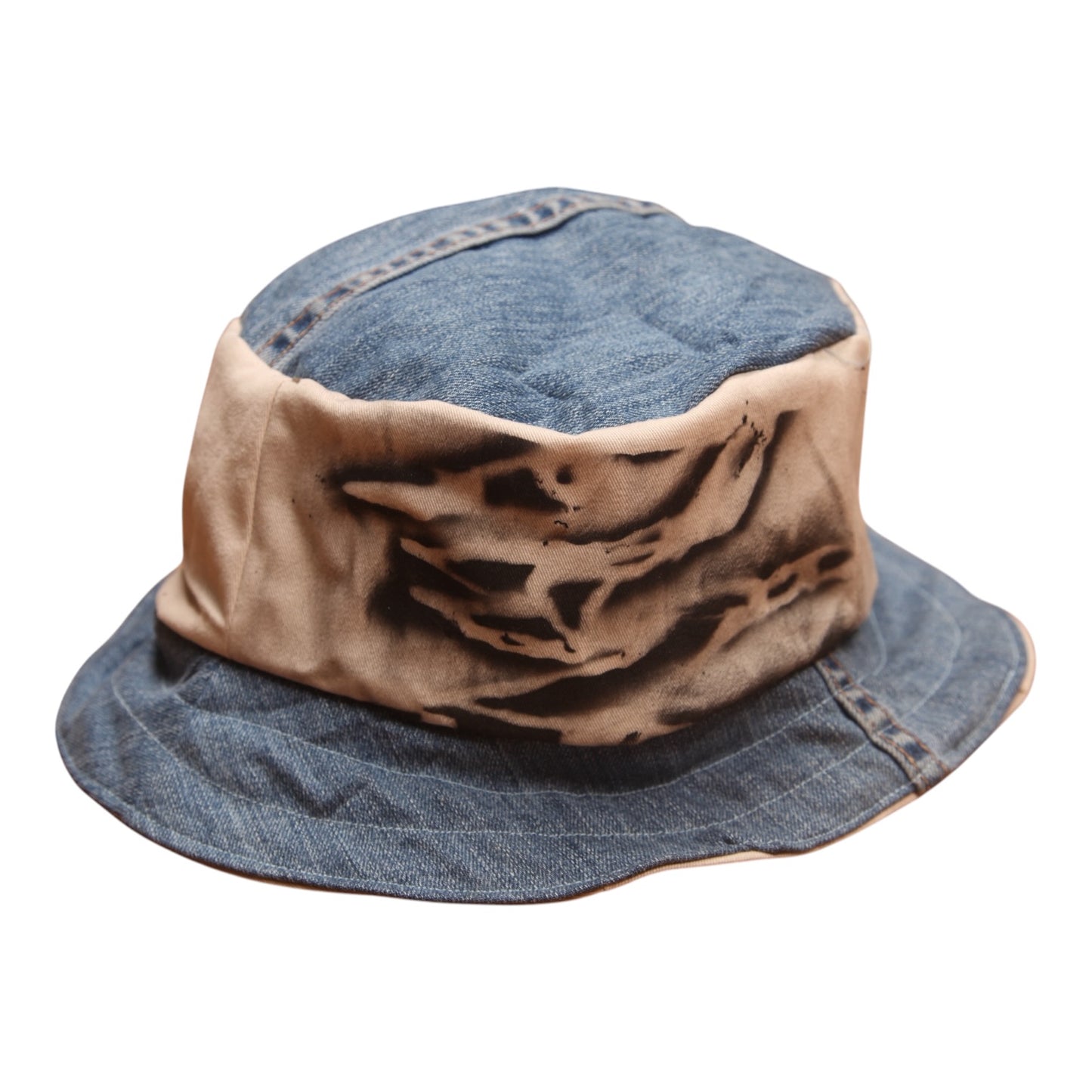 Reversible Patchwork Bucket Hat (XL)