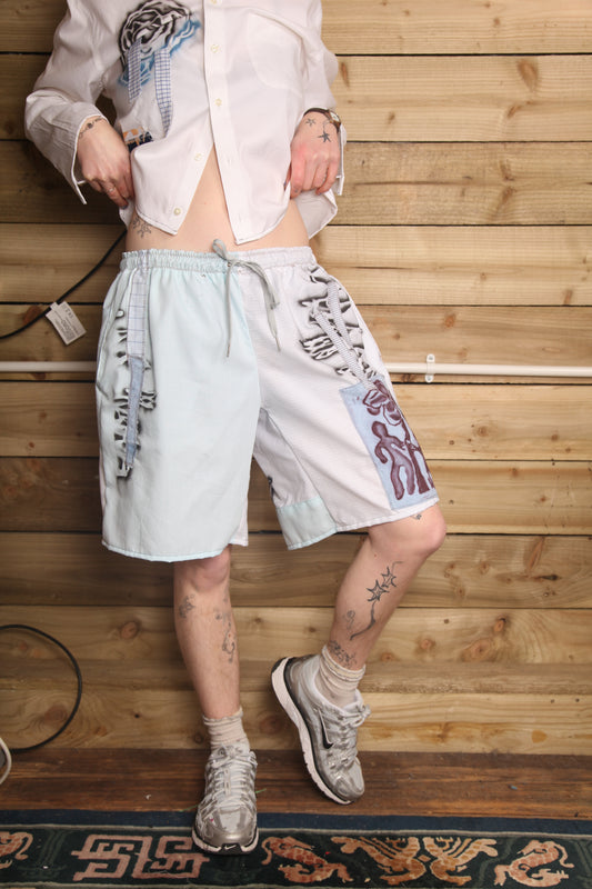 Summer lightweight patchwork shorts (XL/ UK14-20)