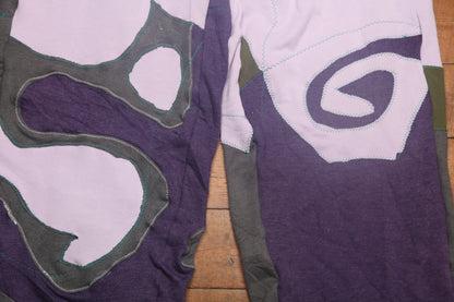 Patchwork Reworked Tracksuit Trousers (M)