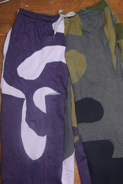 Patchwork Reworked Tracksuit Trousers (L)