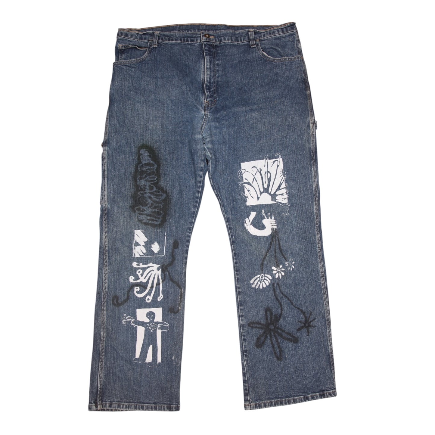 Upcycled Vintage Dickies Jeans (W40)