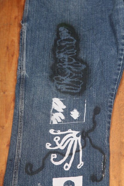 Upcycled Vintage Dickies Jeans (W40)