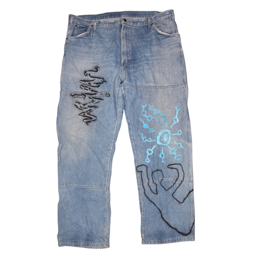 Upcycled Vintage Dickies Jeans (W42)