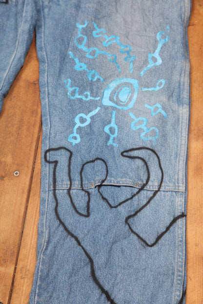 Upcycled Vintage Dickies Jeans (W42)