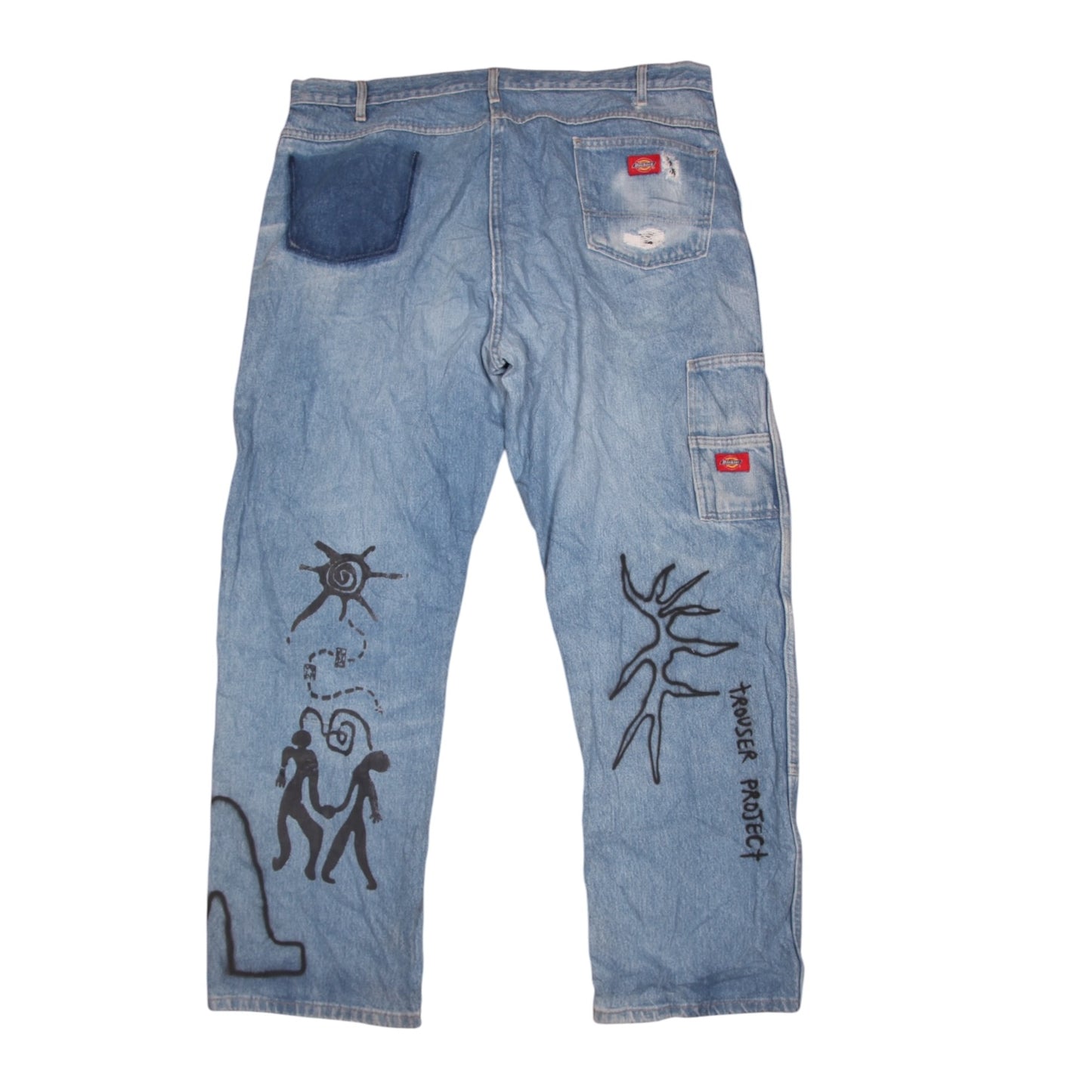 Upcycled Vintage Dickies Jeans (W42)