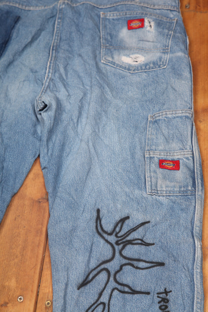 Upcycled Vintage Dickies Jeans (W42)