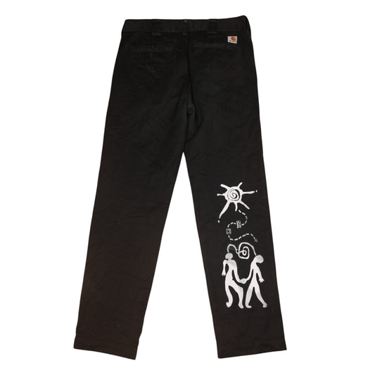 Upcycled Vintage Carhartt Smart Black Trousers (W32)