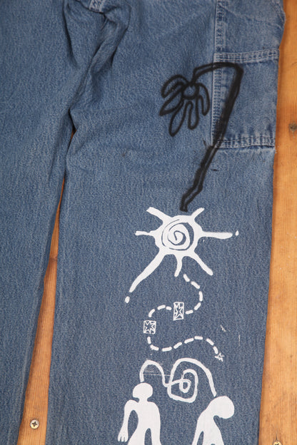 Upcycled Vintage Dickies Jeans (W33)