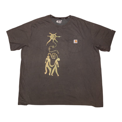 Upcycled Carhartt Illustrated Screenprint T-shirt (3XL)