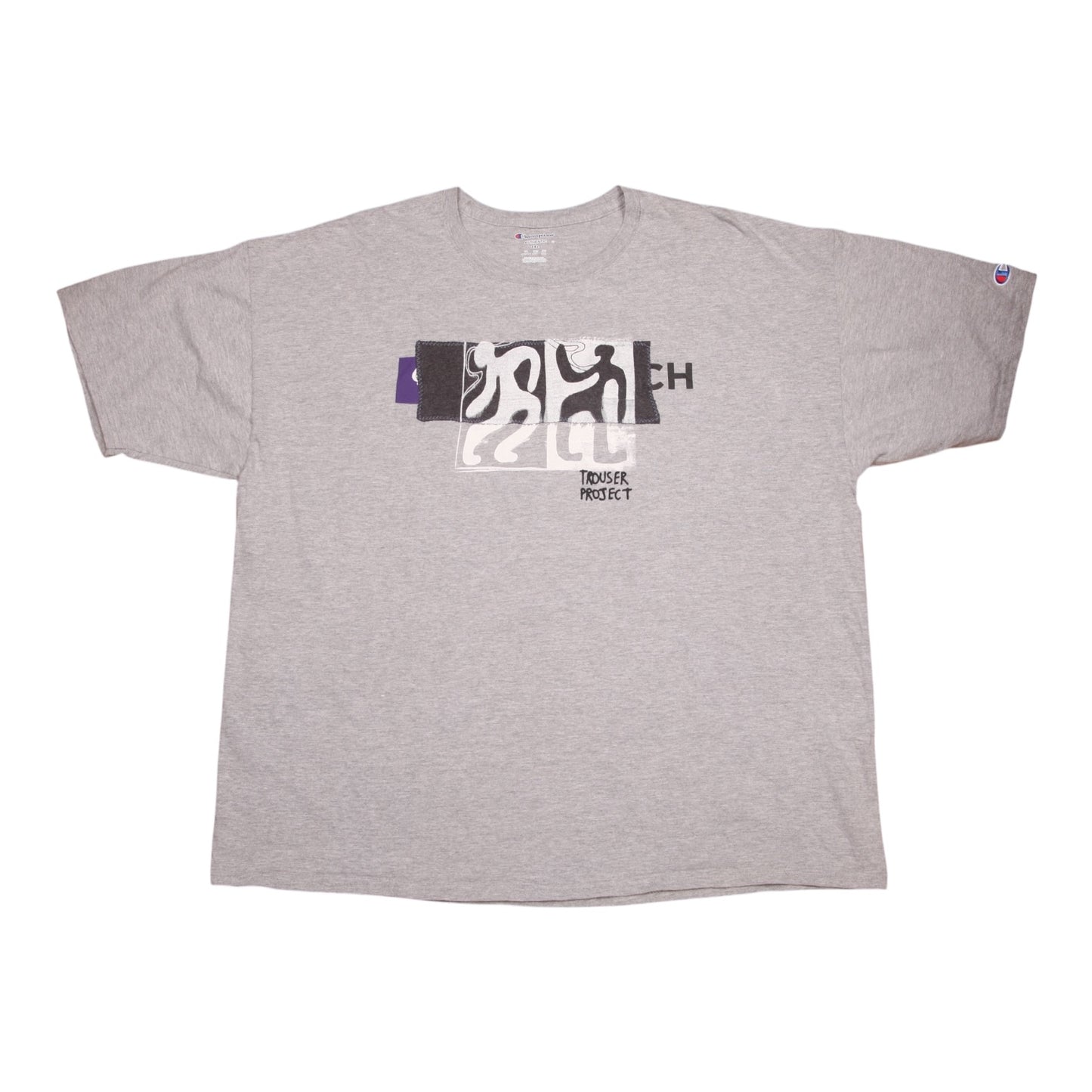 Upcycled Illustrated Screenprint T-shirt (2XL)