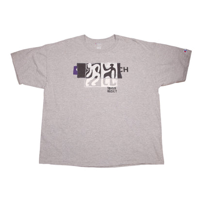 Upcycled Illustrated Screenprint T-shirt (2XL)