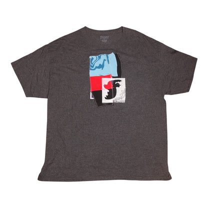 Upcycled Illustrated Screenprint T-shirt (XL)