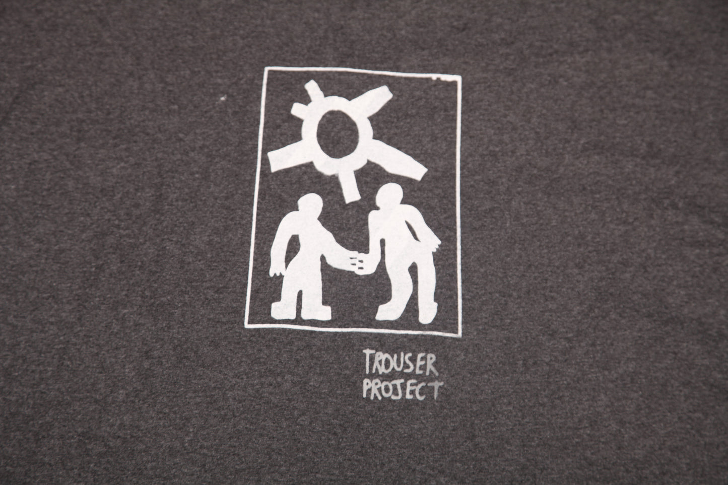 Upcycled Illustrated Screenprint T-shirt (XL)