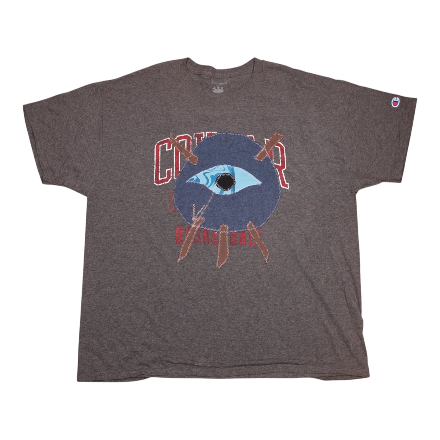 Upcycled Illustrated Screenprint T-shirt (2XL)