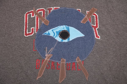 Upcycled Illustrated Screenprint T-shirt (2XL)