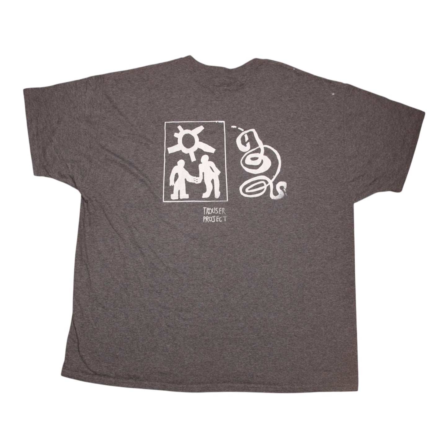 Upcycled Illustrated Screenprint T-shirt (2XL)