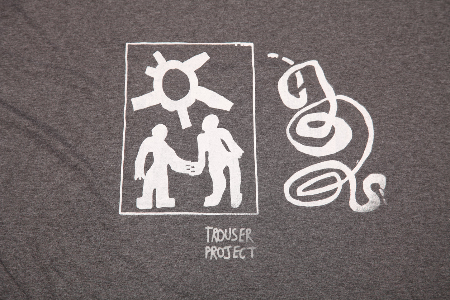 Upcycled Illustrated Screenprint T-shirt (2XL)