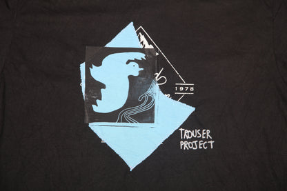 Upcycled Illustrated Screenprint T-shirt (L)