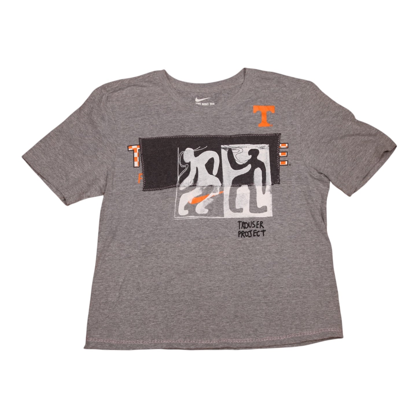 Upcycled Illustrated Screenprint T-shirt (M)