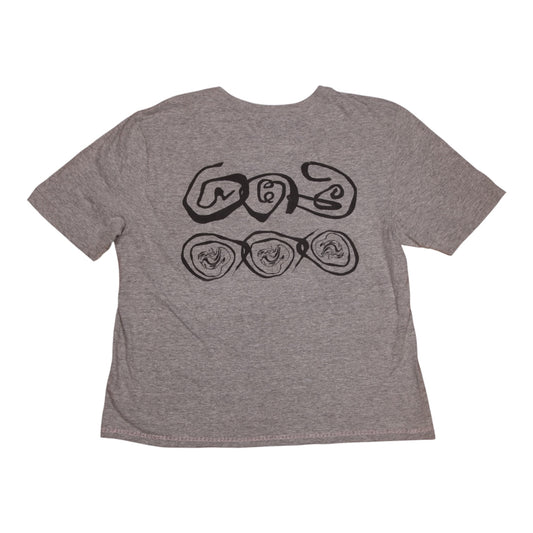 Upcycled Illustrated Screenprint T-shirt (M)