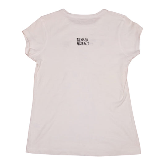 Upcycled Illustrated Screenprint T-shirt (S)