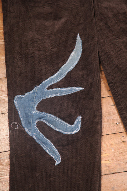 Upcycled Corduroy Trousers (W36)